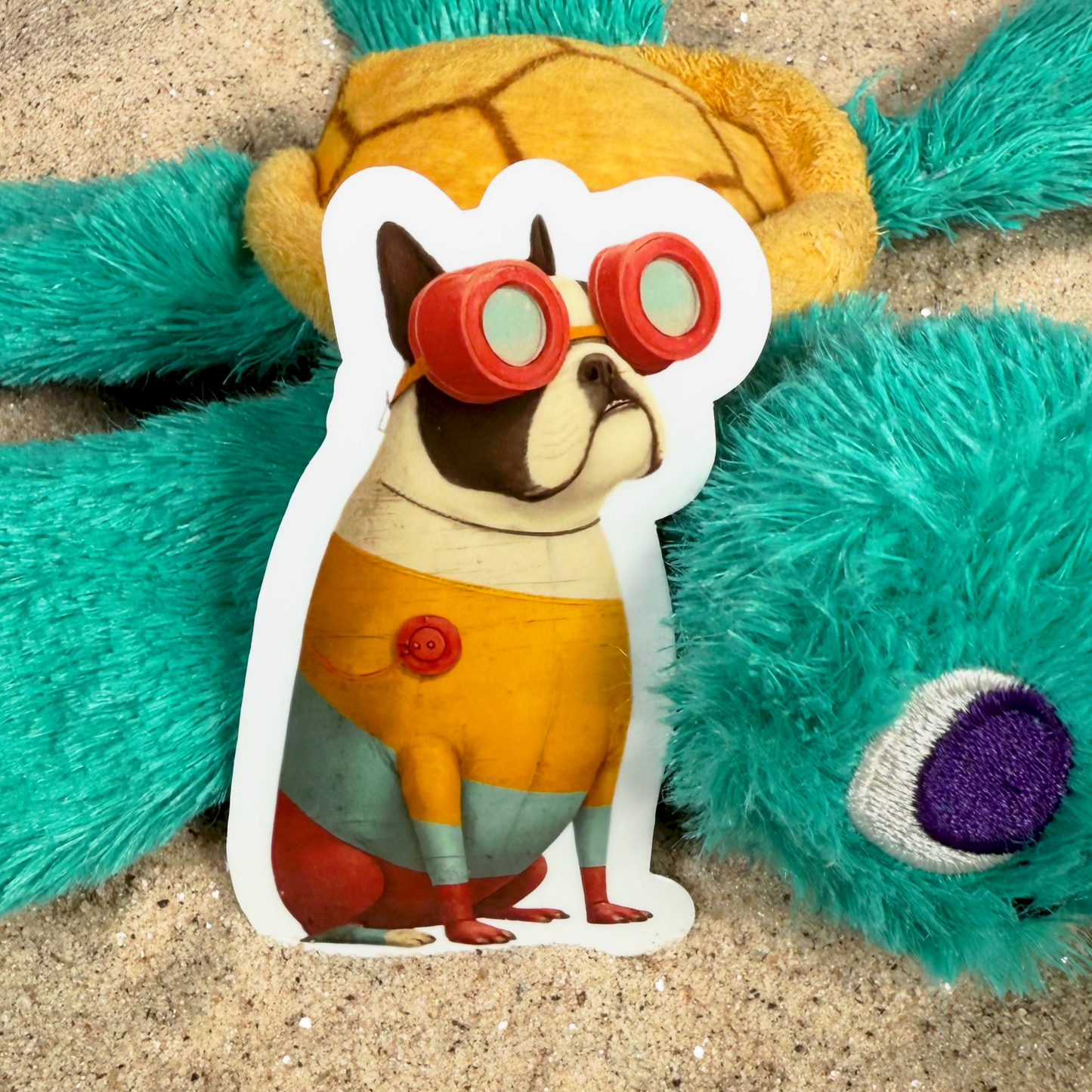 ROSCOE 3" Glossy Vinyl Sticker