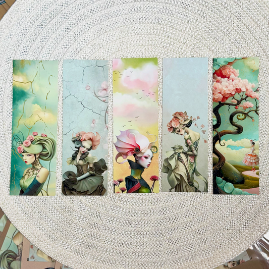 Set of 5 for $14 - Springy-Thingys Traditional Bookmarks