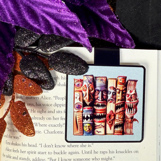 Encyclopedias of Evil Incantations, Halloween Magnetic Bookmark