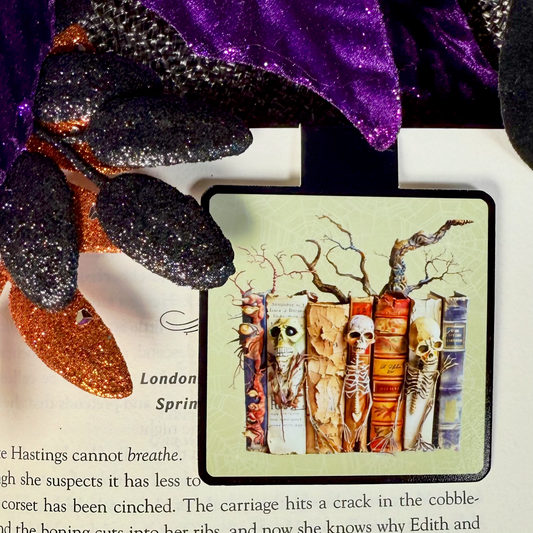 Raising the Dead: An Uplifting Undertaking Halloween Magnetic Bookmark