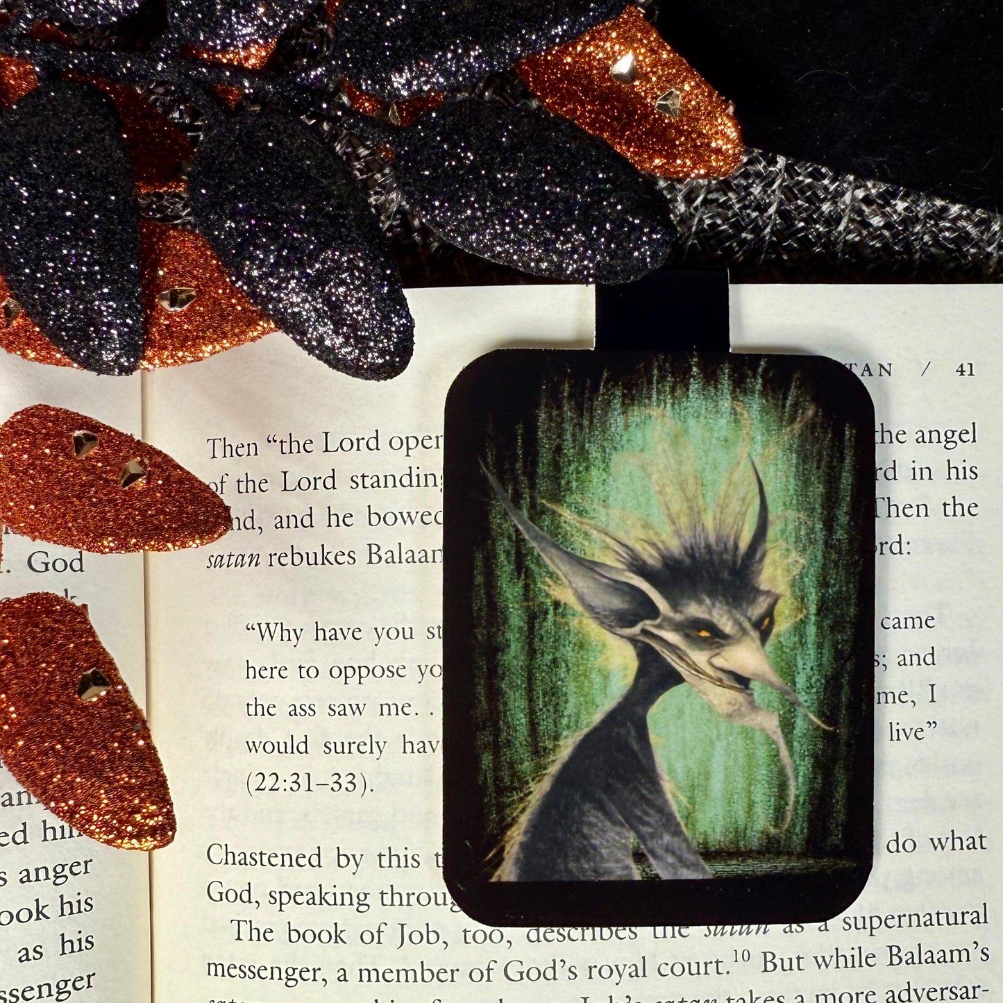 The Creature Malphas Halloween Magnetic Bookmark