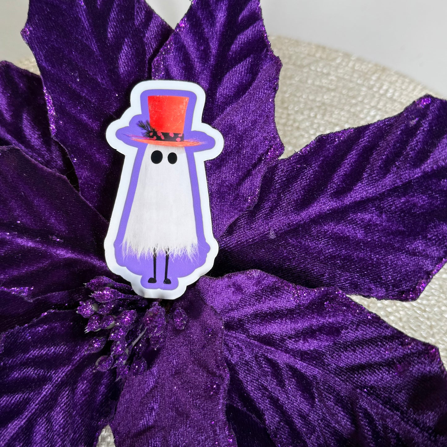 Grady Ghost  3" Cute Halloween Ghost Vinyl Sticker